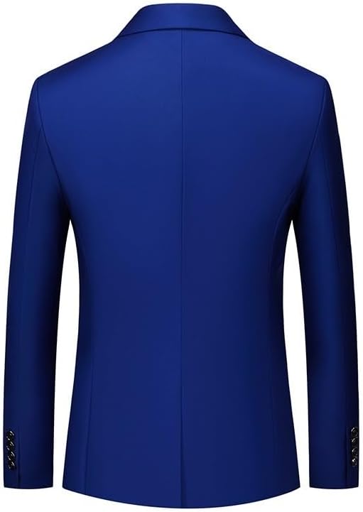 Men's Spring Autumn Business Casual Suit Slim Fit Single Piece Coat for Work and Leisure