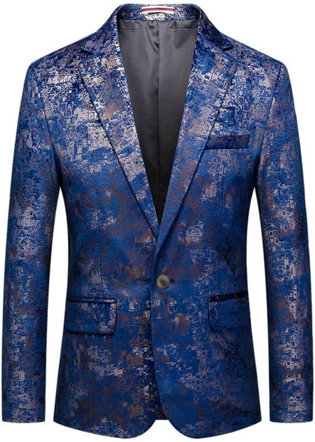 Suit Slim Fit Dress Business Casual Stand Up Collar Top
