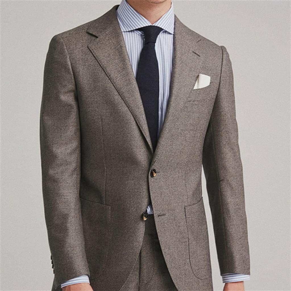 Business Suits Formal Suit Set Casual Slim Groom Wedding Spring Autumn Blazers
