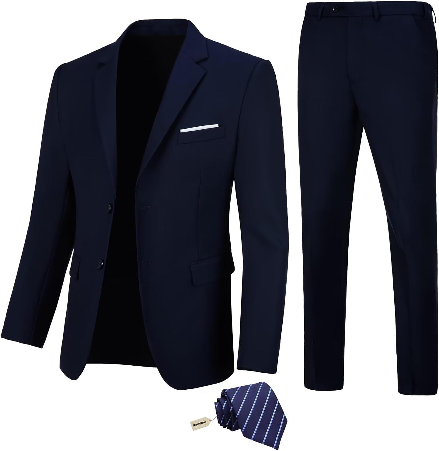 Suit Slim Fit 2 Piece 2 Button Business Suits Blazer Wedding Prom Tuxedo for Suit Jacket Pants with Tie Suit Slim Fit 2 Piece 2 Button Business Suits Blazer Wedding Prom Tuxedo for Suit Jacket Pants with Tie
