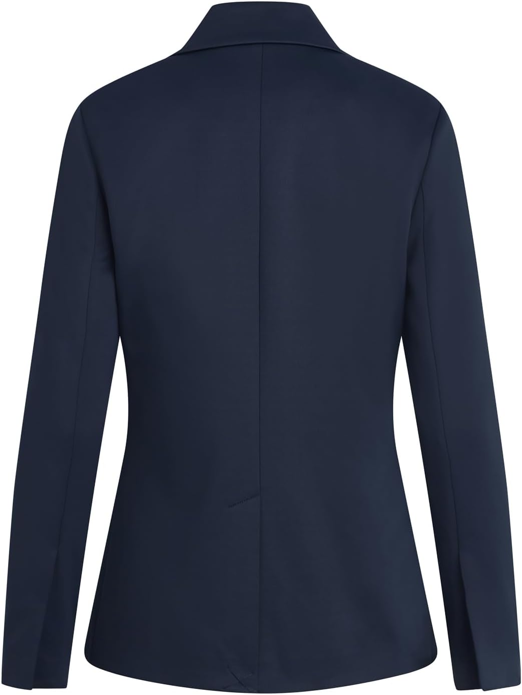 Women's Navy Peak Lapel Fitted Blazer Single Button Tailored Wool-Blend Jacket with Lapel Pin Matching Bootcut Jeans 2-Piece Set Women's Navy Peak Lapel Fitted Blazer Single Button Tailored Wool-Blend Jacket with Lapel Pin Matching Bootcut Jeans 2-Piece Set
