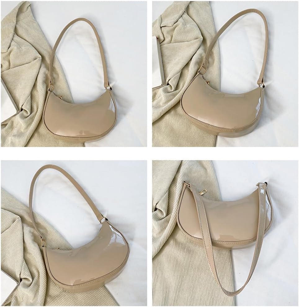 Patent Leather Evening Purse Shiny Clutch MINI Hobos Armpit Shoulder Bag Patent Leather Evening Purse Shiny Clutch MINI Hobos Armpit Shoulder Bag