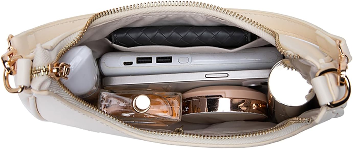 Shoulder Bag for Women Small Handbags Vegan Leather Hobo Totes Underarm Bags Trendy Clutch Wallet Cell Phone Purse
