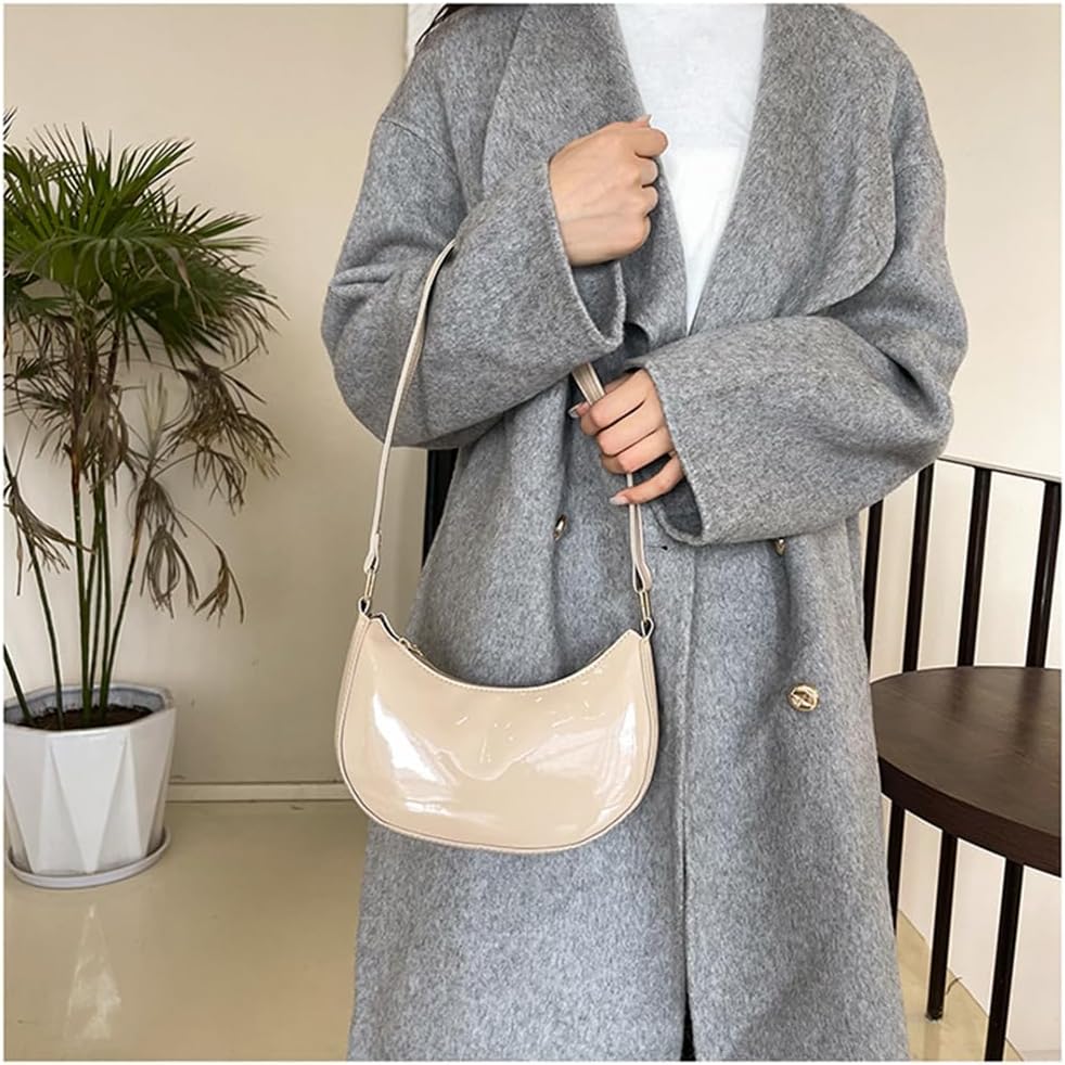 Patent Leather Evening Purse Shiny Clutch MINI Hobos Armpit Shoulder Bag Patent Leather Evening Purse Shiny Clutch MINI Hobos Armpit Shoulder Bag