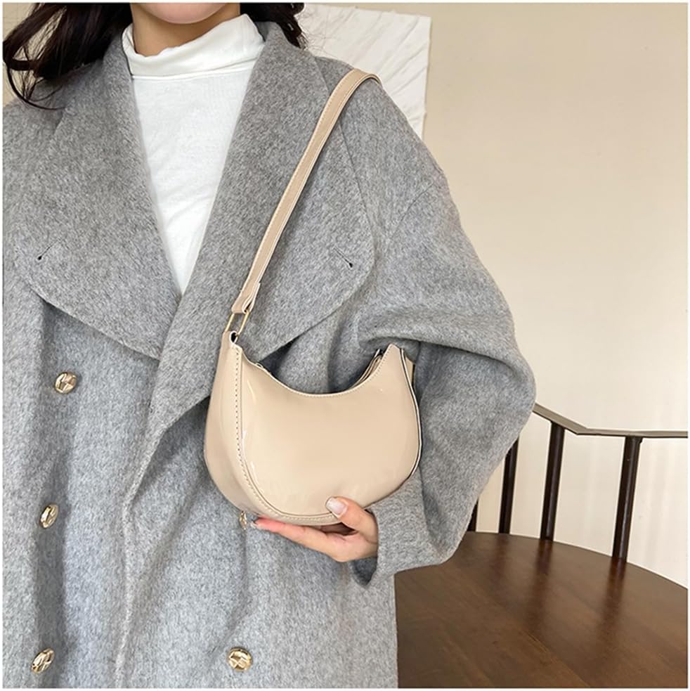 Patent Leather Evening Purse Shiny Clutch MINI Hobos Armpit Shoulder Bag Patent Leather Evening Purse Shiny Clutch MINI Hobos Armpit Shoulder Bag