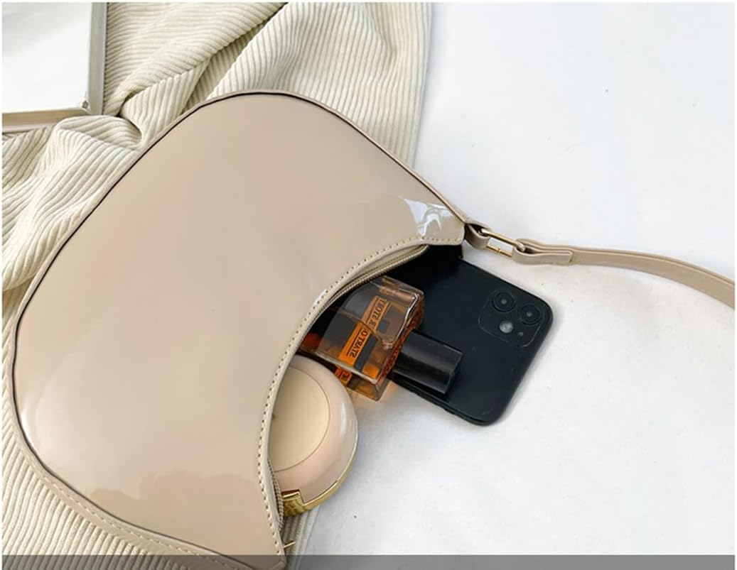 Patent Leather Evening Purse Shiny Clutch MINI Hobos Armpit Shoulder Bag Patent Leather Evening Purse Shiny Clutch MINI Hobos Armpit Shoulder Bag