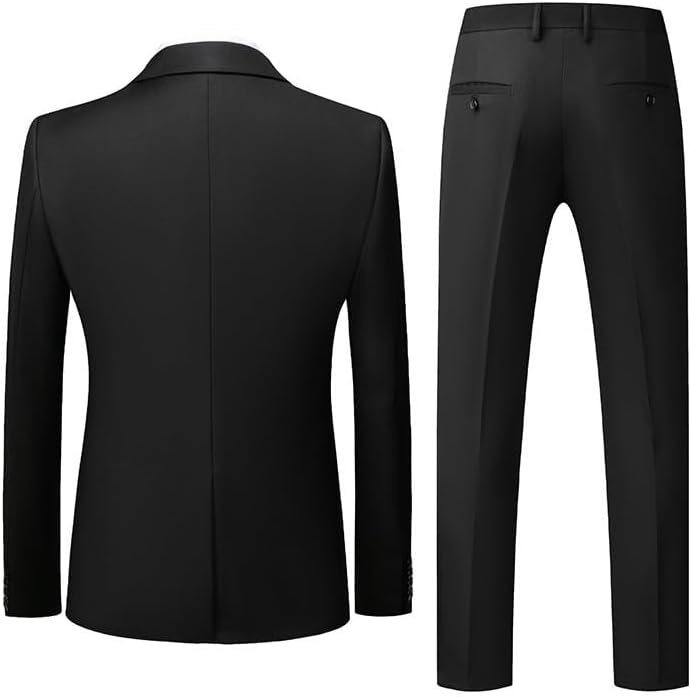 Suit Set Two Piece Suits Wedding Blazers Button for Jackets