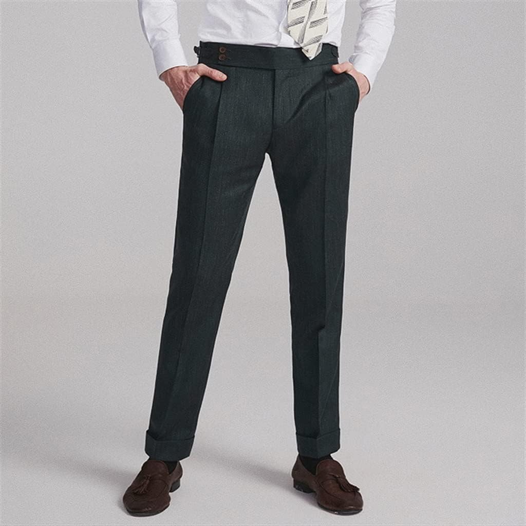 Suit Set Business Casual Slim Suits Fit Retro Spring Autumn Blazers Linen Formal Pants