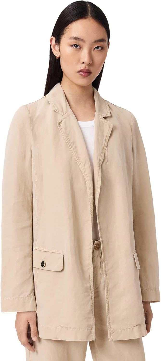 Women's 2-Piece Oversized Blazer Set Notch Lapel Relaxed Fit Blazer Matching Drawstring Cargo Jogger Pants Casual Co-Ord Women's 2-Piece Oversized Blazer Set Notch Lapel Relaxed Fit Blazer Matching Drawstring Cargo Jogger Pants Casual Co-Ord
