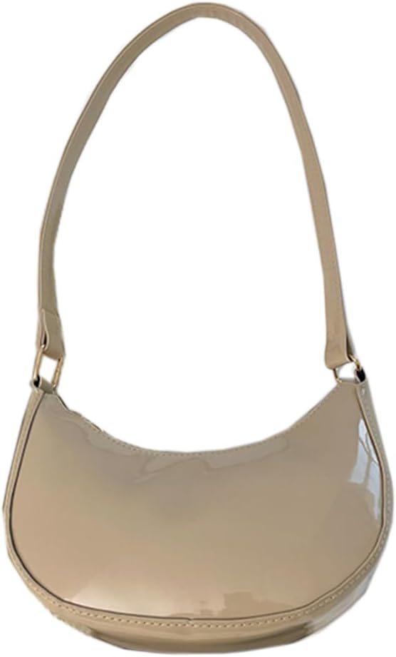 Patent Leather Evening Purse Shiny Clutch MINI Hobos Armpit Shoulder Bag