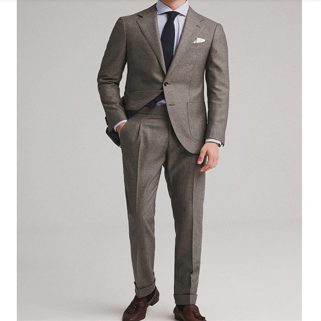 Business Suits Formal Suit Set Casual Slim Groom Wedding Spring Autumn Blazers