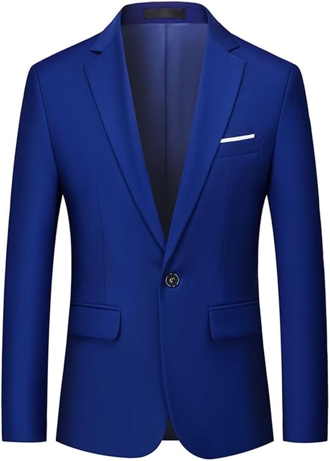 Men's Spring Autumn Business Casual Suit Slim Fit Single Piece Coat for Work and Leisure Men's Spring Autumn Business Casual Suit Slim Fit Single Piece Coat for Work and Leisure