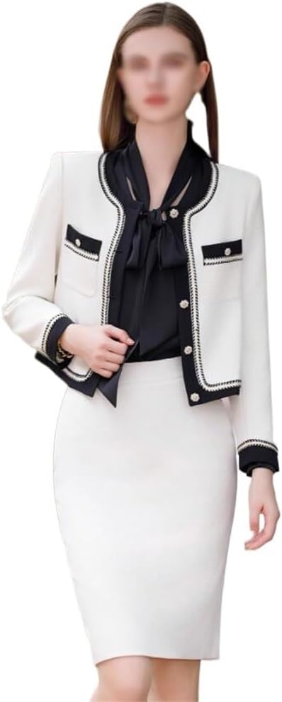 Bag Buttock Skirt Suit Female Year Autumn and Winter Retro Temperament Tweed Two Sets of