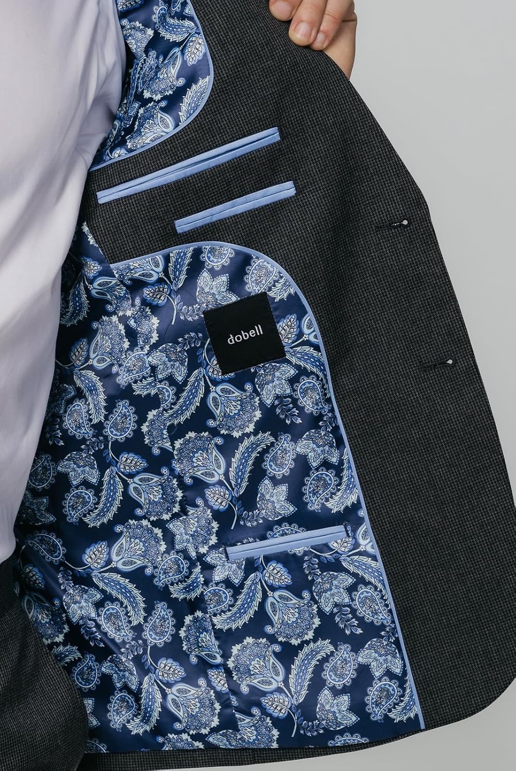Suit Jacket Regular Fit Puppytooth Check