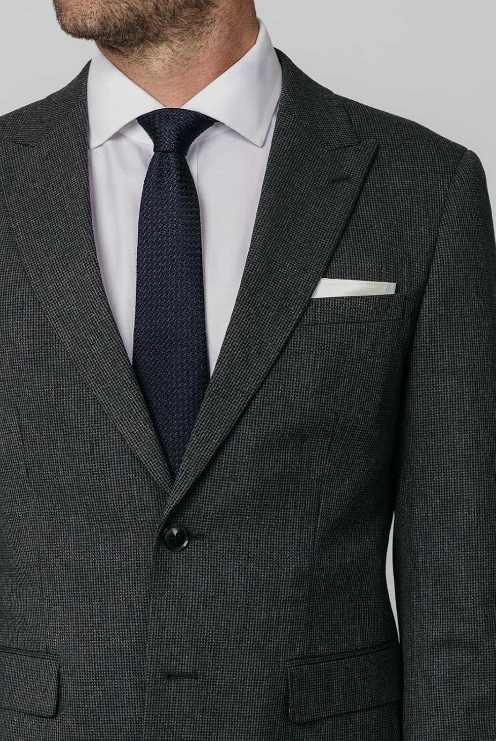Suit Jacket Regular Fit Puppytooth Check