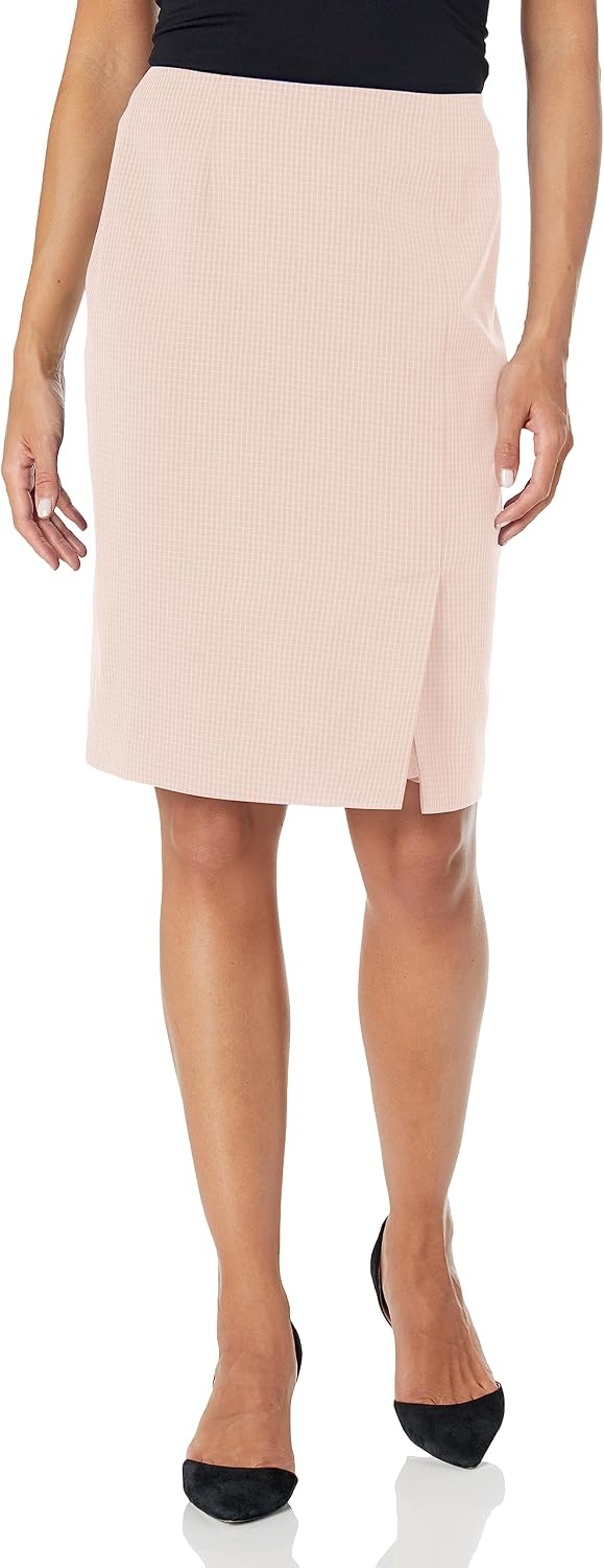 Textured Blazer &amp Skirt 2pc Set